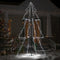 vidaXL - Kegelkerstboom - 300 - LED's - binnen - en - buiten - 120x220 - cm