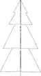 vidaXL - Kegelkerstboom - 300 - LED's - binnen - en - buiten - 120x220 - cm
