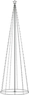 vidaXL - Kegelkerstboom - 330 - meerkleurige - LED's - 100x300 - cm