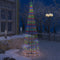vidaXL - Kegelkerstboom - 330 - meerkleurige - LED's - 100x300 - cm