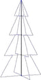 vidaXL - Kegelkerstboom - 360 - LED's - binnen - en - buiten - 143x250 - cm
