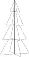 vidaXL - Kegelkerstboom - 360 - LED's - binnen - en - buiten - 143x250 - cm