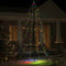 vidaXL - Kegelkerstboom - 360 - LED's - binnen - en - buiten - 143x250 - cm