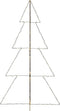 vidaXL - Kegelkerstboom - 360 - LED's - binnen - en - buiten - 143x250 - cm