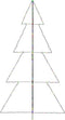 vidaXL - Kegelkerstboom - 360 - LED's - binnen - en - buiten - 143x250 - cm