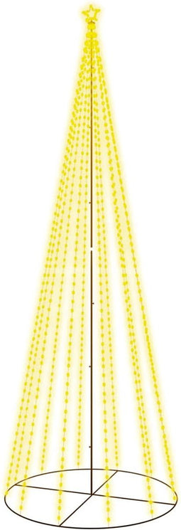 vidaXL - Kegelkerstboom - 732 - LED's - warmwit - 160x500 - cm
