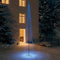 vidaXL - Kegelkerstboom - 752 - blauwe - LED's - 160x500 - cm