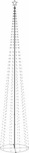 vidaXL - Kegelkerstboom - 752 - koudwitte - LED's - 160x500 - cm