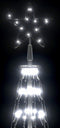 vidaXL - Kegelkerstboom - 752 - koudwitte - LED's - 160x500 - cm