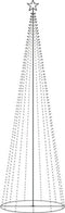 vidaXL - Kegelkerstboom - 752 - meerkleurige - LED's - 160x500 - cm