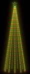 vidaXL - Kegelkerstboom - 752 - meerkleurige - LED's - 160x500 - cm
