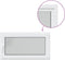 vidaXL - Kelderraam - RISOR - 110x50 - cm - draaikiep-draai - DIN - rechts - wit