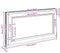 vidaXL - Kelderraam - RISOR - 110x50 - cm - draaikiep-draai - DIN - rechts - antraciet