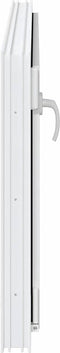 vidaXL - Kelderraam - RISOR - 110x50 - cm - draaikiep-draai - DIN - links - wit