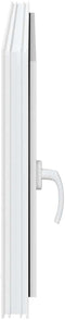 vidaXL - Kelderraam - RISOR - 110x50 - cm - draaikiep-draai - DIN - rechts - wit