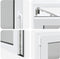 vidaXL - Kelderraam - RISOR - 110x50 - cm - draaikiep-draai - DIN - rechts - wit