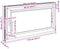 vidaXL - Kelderraam - RISOR - 110x50 - cm - draaikiep-draai - DIN - rechts - antraciet