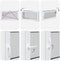 vidaXL - Kelderraam - RISOR - 110x50 - cm - draaikiep-draai - DIN - rechts - wit