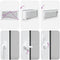 vidaXL - Kelderraam - RISOR - 110x50 - cm - draaikiep-draai - DIN - rechts - wit