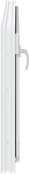 vidaXL - Kelderraam - RISOR - 110x50 - cm - draaikiep-draai - DIN - links - wit