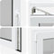 vidaXL - Kelderraam - RISOR - 110x50 - cm - draaikiep-draai - DIN - links - wit