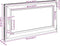 vidaXL - Kelderraam - RISOR - 110x50 - cm - draaikiep-draai - DIN - rechts - wit