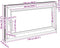 vidaXL - Kelderraam - RISOR - 110x50 - cm - draaikiep-draai - DIN - rechts - wit