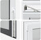 vidaXL - Kelderraam - RISOR - 110x60 - cm - draaikiep-draai - DIN - links - antraciet
