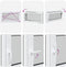 vidaXL - Kelderraam - RISOR - 110x60 - cm - draaikiep-draai - DIN - rechts - antraciet