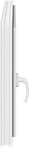 vidaXL - Kelderraam - RISOR - 110x60 - cm - draaikiep-draai - DIN - rechts - wit