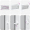vidaXL - Kelderraam - RISOR - 110x60 - cm - draaikiep-draai - DIN - links - wit