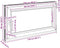 vidaXL - Kelderraam - RISOR - 110x60 - cm - draaikiep-draai - DIN - rechts - wit