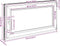 vidaXL - Kelderraam - RISOR - 110x60 - cm - draaikiep-draai - DIN - rechts - wit