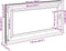 vidaXL - Kelderraam - RISOR - 110x60 - cm - draaikiep-draai - DIN - links - antraciet
