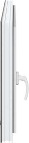 vidaXL - Kelderraam - RISOR - 110x60 - cm - draaikiep-draai - DIN - rechts - antraciet
