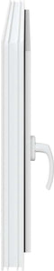 vidaXL - Kelderraam - RISOR - 110x60 - cm - draaikiep-draai - DIN - rechts - wit