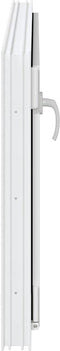 vidaXL - Kelderraam - RISOR - 110x60 - cm - draaikiep-draai - DIN - links - wit