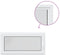 vidaXL - Kelderraam - RISOR - 120x60 - cm - draaikiep-draai - DIN - links - wit