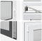 vidaXL - Kelderraam - RISOR - 120x60 - cm - draaikiep-draai - DIN - links - antraciet