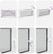 vidaXL - Kelderraam - RISOR - 120x60 - cm - draaikiep-draai - DIN - links - antraciet
