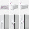 vidaXL - Kelderraam - RISOR - 120x60 - cm - draaikiep-draai - DIN - rechts - wit