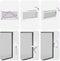 vidaXL - Kelderraam - RISOR - 120x60 - cm - draaikiep-draai - DIN - links - wit