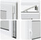 vidaXL - Kelderraam - RISOR - 120x60 - cm - draaikiep-draai - DIN - rechts - wit
