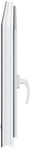 vidaXL - Kelderraam - RISOR - 120x60 - cm - draaikiep-draai - DIN - rechts - antraciet