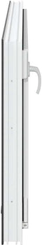 vidaXL - Kelderraam - RISOR - 120x60 - cm - draaikiep-draai - DIN - links - antraciet