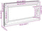vidaXL - Kelderraam - RISOR - 120x60 - cm - draaikiep-draai - DIN - links - antraciet