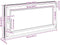 vidaXL - Kelderraam - RISOR - 120x60 - cm - draaikiep-draai - DIN - rechts - wit