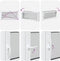 vidaXL - Kelderraam - RISOR - 120x60 - cm - draaikiep-draai - DIN - rechts - wit