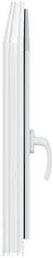 vidaXL - Kelderraam - RISOR - 120x60 - cm - draaikiep-draai - DIN - rechts - wit