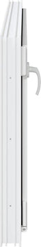 vidaXL - Kelderraam - RISOR - 120x60 - cm - draaikiep-draai - DIN - links - wit